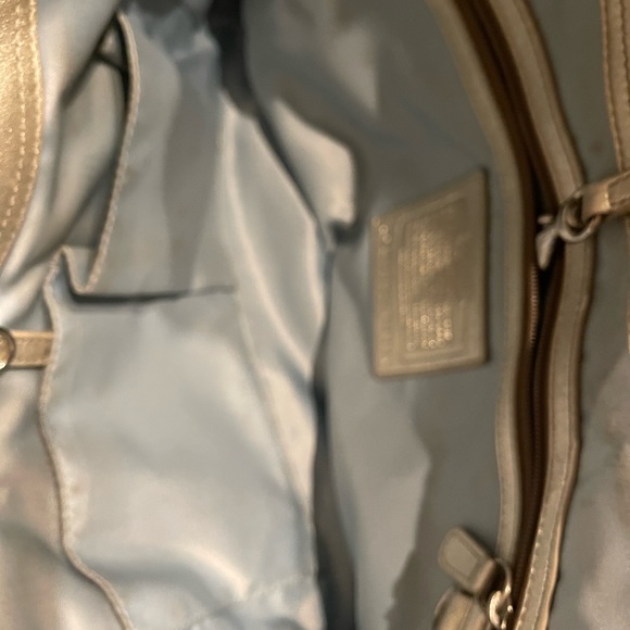 Authentic Coach Silver bag E0882-12991 - Picture 3 of 7